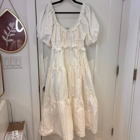 En Saison White Midi Dress Size Small - Picture 2 of 11